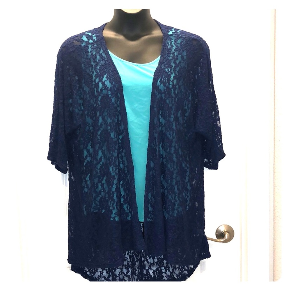LuLaRoe lace kimono/cover-up